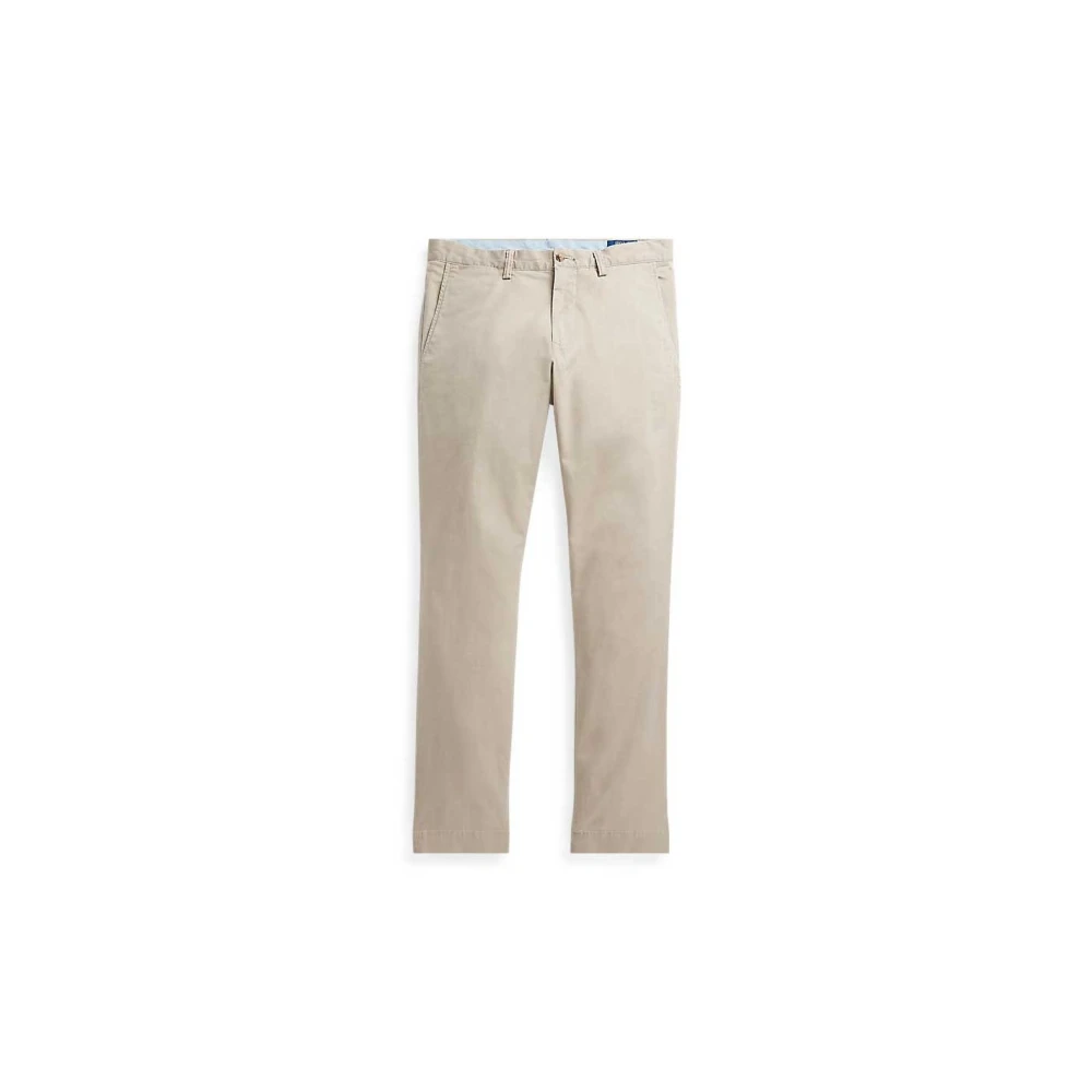 Polo Ralph Lauren Uomo Beige Pantaloni, W31 L34, New,