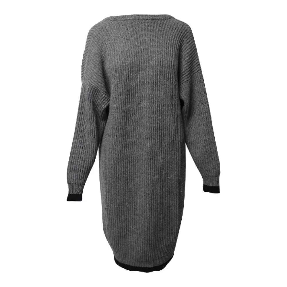 Maison Margiela Pre-owned Wool dresses Gray Dames
