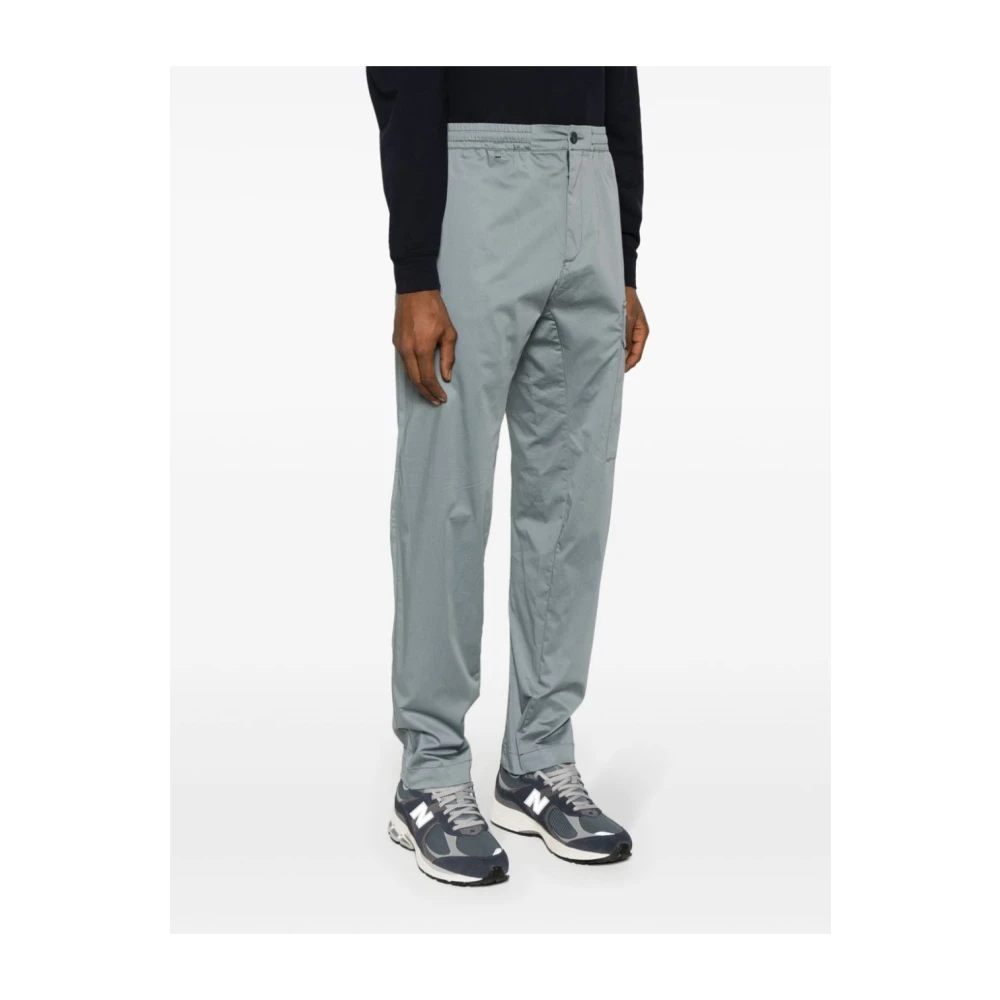 C.P. Company Straight Trousers Blue Heren