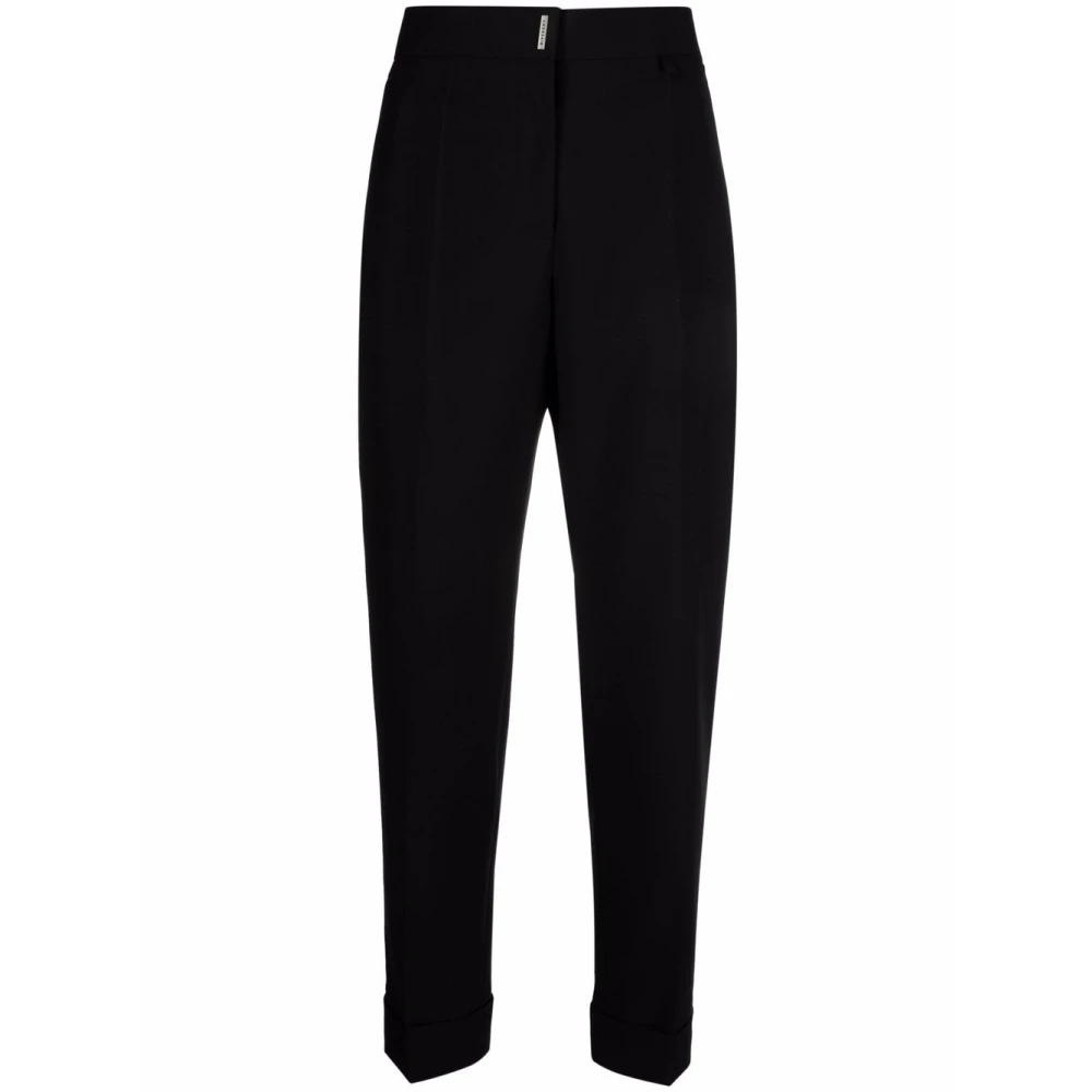 Givenchy Slim-fit wollen en mohair broek Black Dames