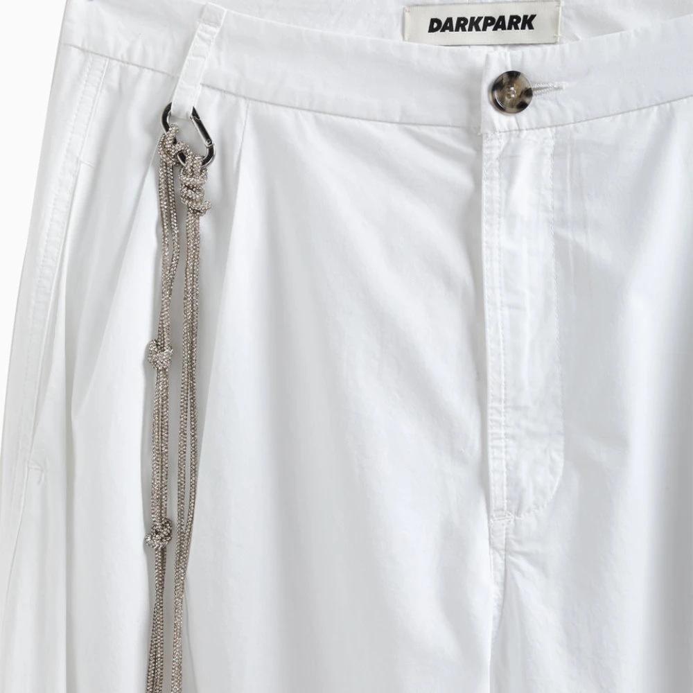 Darkpark Wide Trousers White Dames