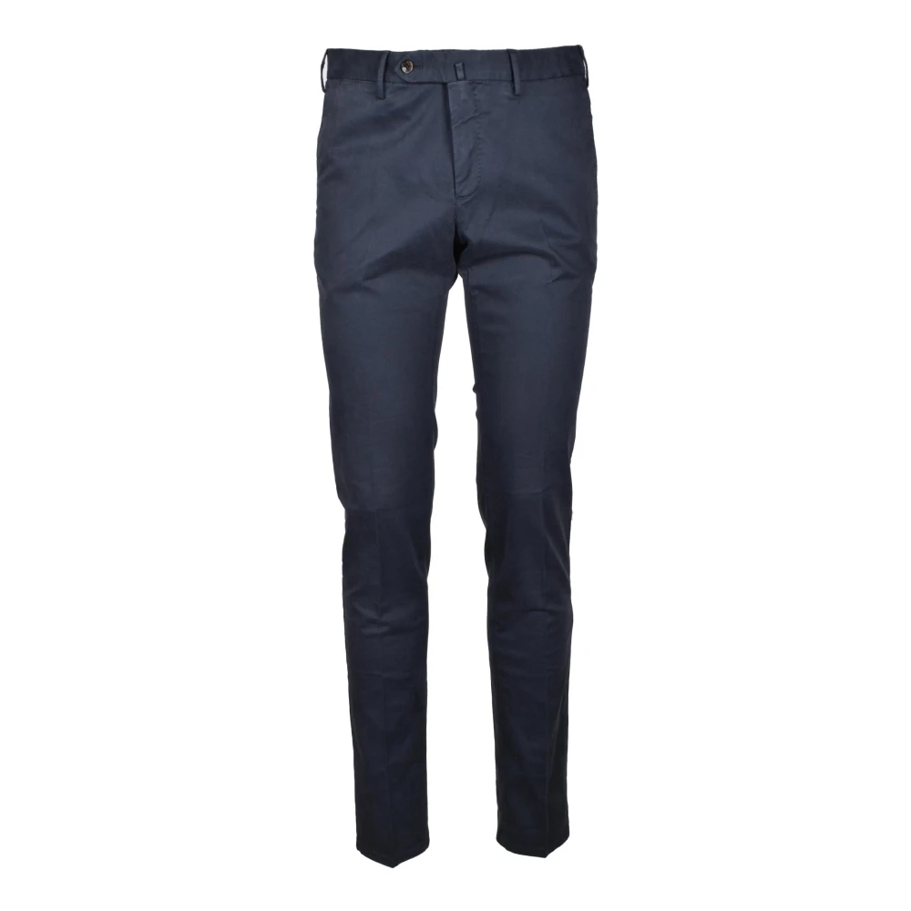 PT Torino Katoen Modal Elastaan Broek Blue Heren