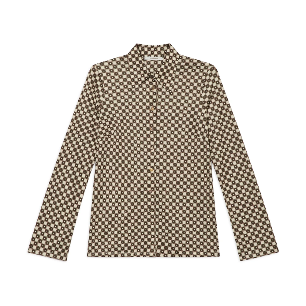 Maliparmi Micro Maze Shirt Gray Dames