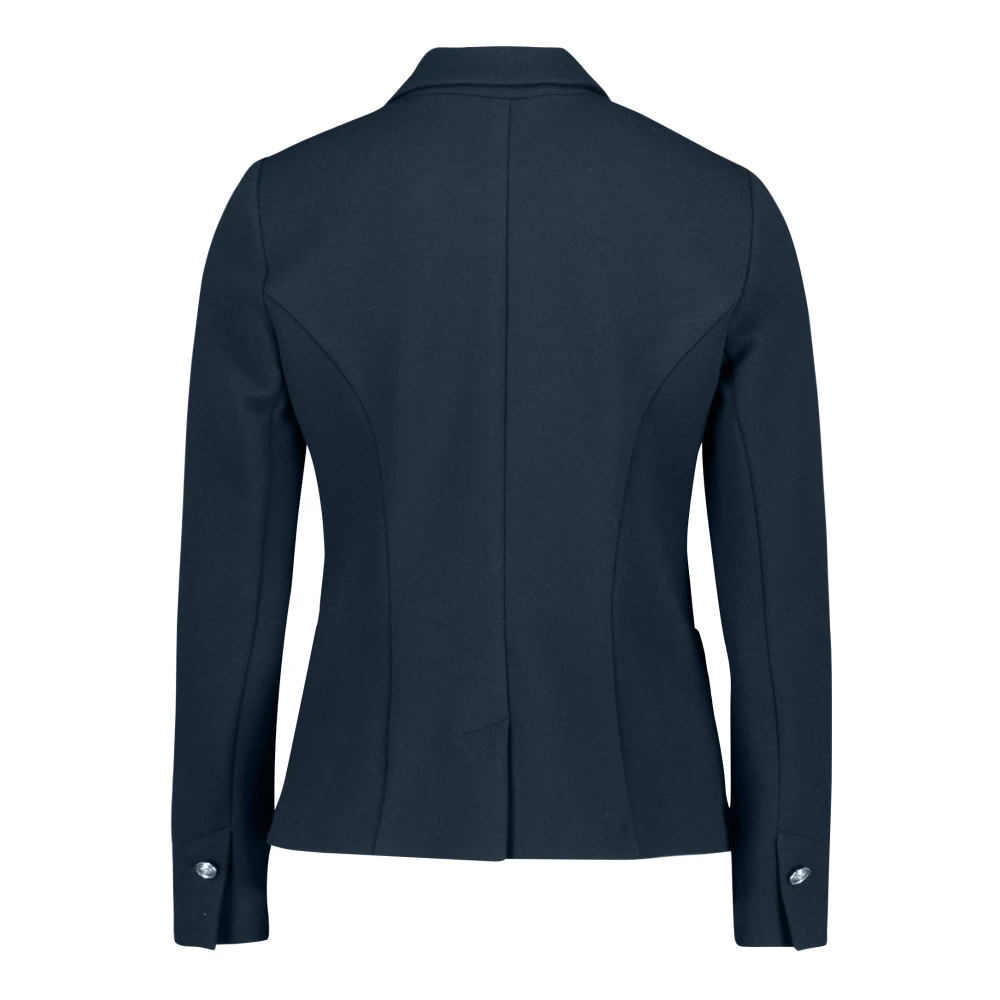 Betty Barclay Getailleerde korte blazer met reverskraag Blue Dames