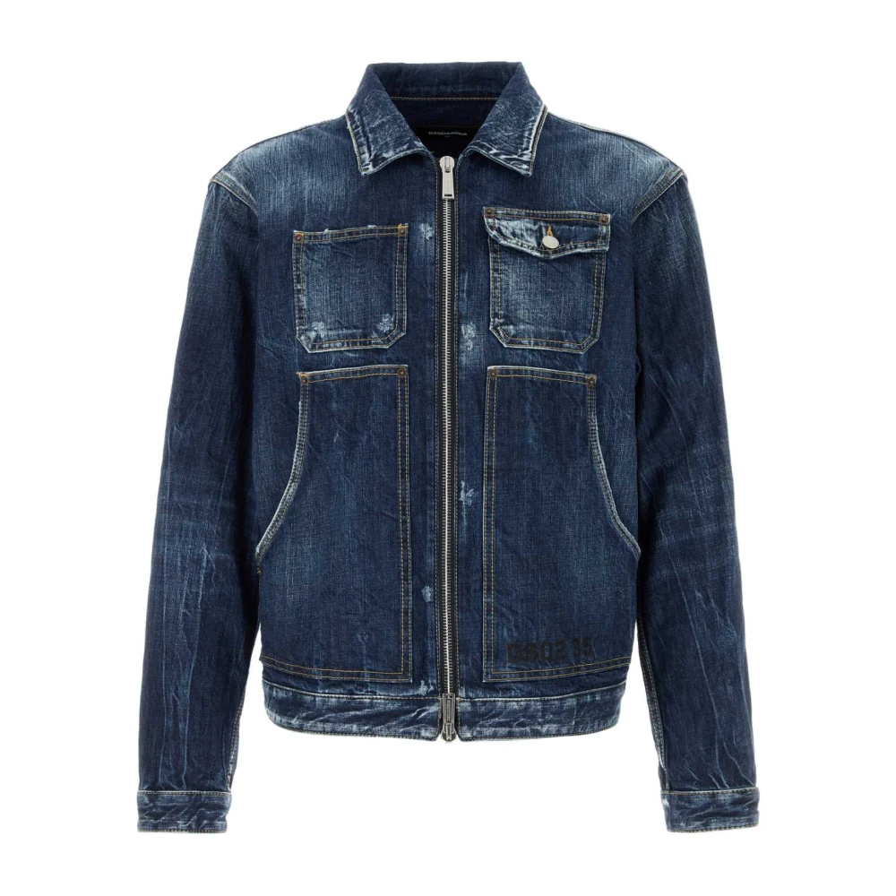 Jackets > Denim Jackets - - Dsquared2 - Modalova