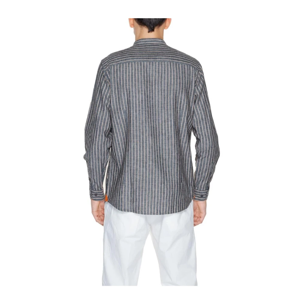 Gianni Lupo Linnen Overhemd Collectie Gray Heren