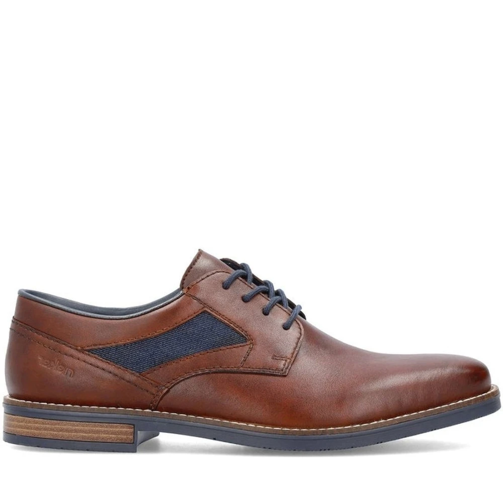 Rieker Men's Brown Business Shoes,, Classic Formal Business Shoes Size 9 Uk