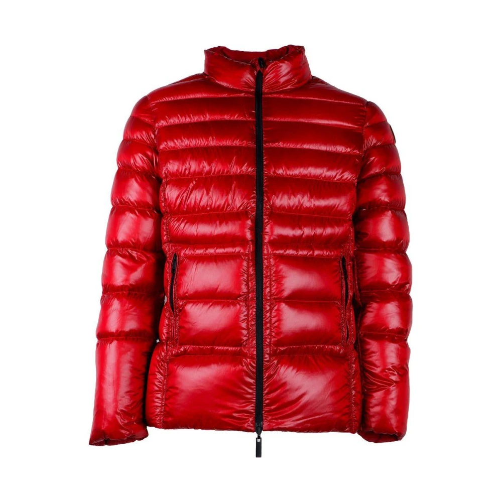 Centogrammi Omkeerbare nylon jas met eendendons Red Dames
