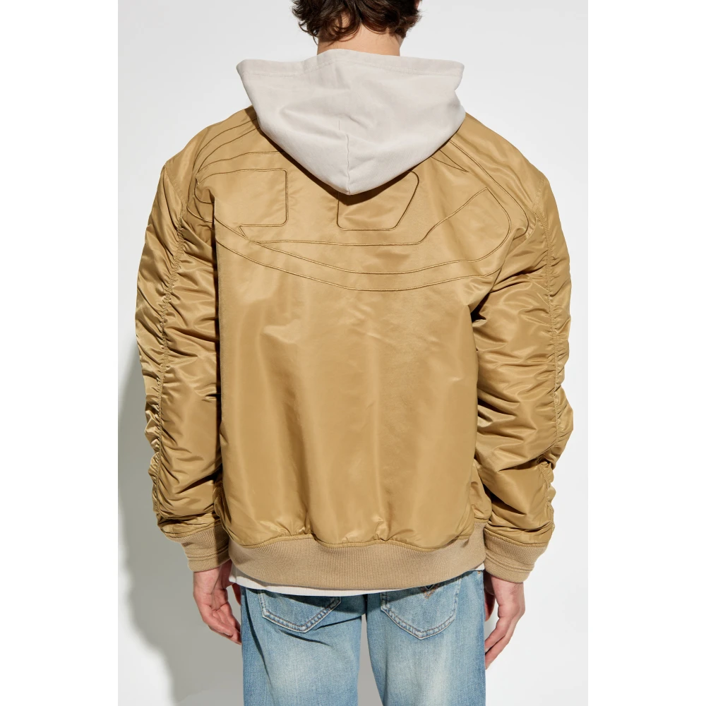Diesel Omkeerbare jas J-Held Beige Heren