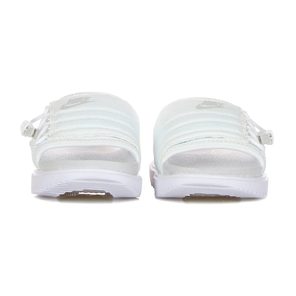 Nike Asuna Slide Pantoffels in Dust Wit White Dames