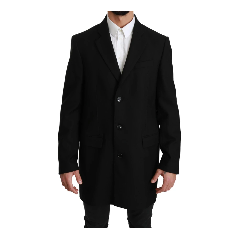 Dolce & Gabbana Men's Black Sophisticated Wool Blazer