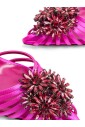 sandales-satin-fuchsia-fleurs