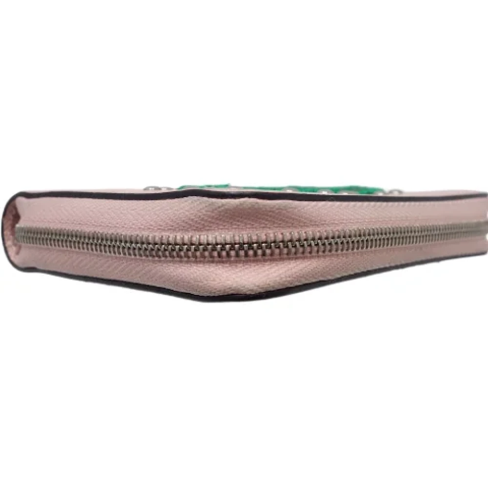 Louis Vuitton Vintage Pre-owned Leather wallets Pink Dames