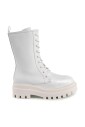 bottes-de-combat-laceup-blanches