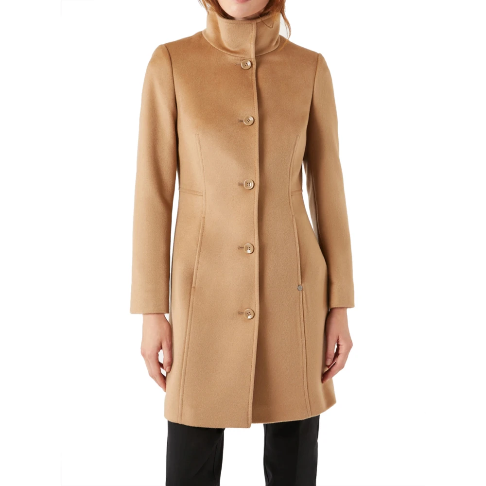 Pennyblack Beige Wollen Jas Liz Model Brown Dames