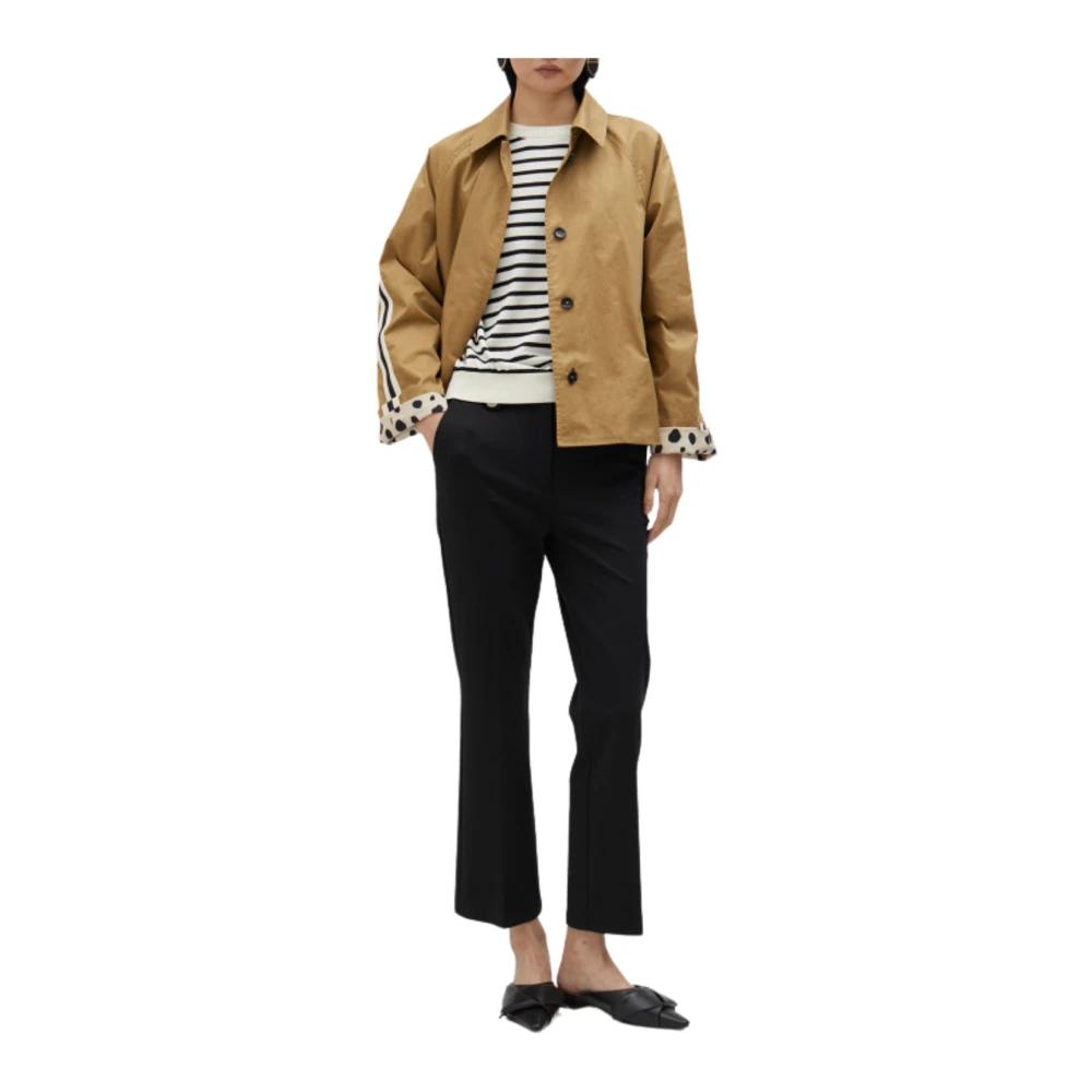 Lola Casademunt Korte trenchcoat met verstelbaar koord Brown Dames