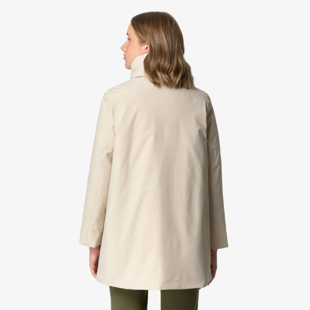 K-way Beige Grey Jas Beige Dames