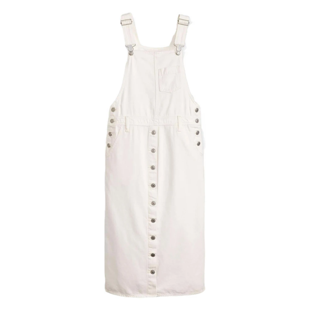 Levi's Jeansklänning Tico Dress White, Dam