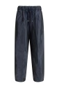 adjustable-waistband-nylon-pants-with-pockets