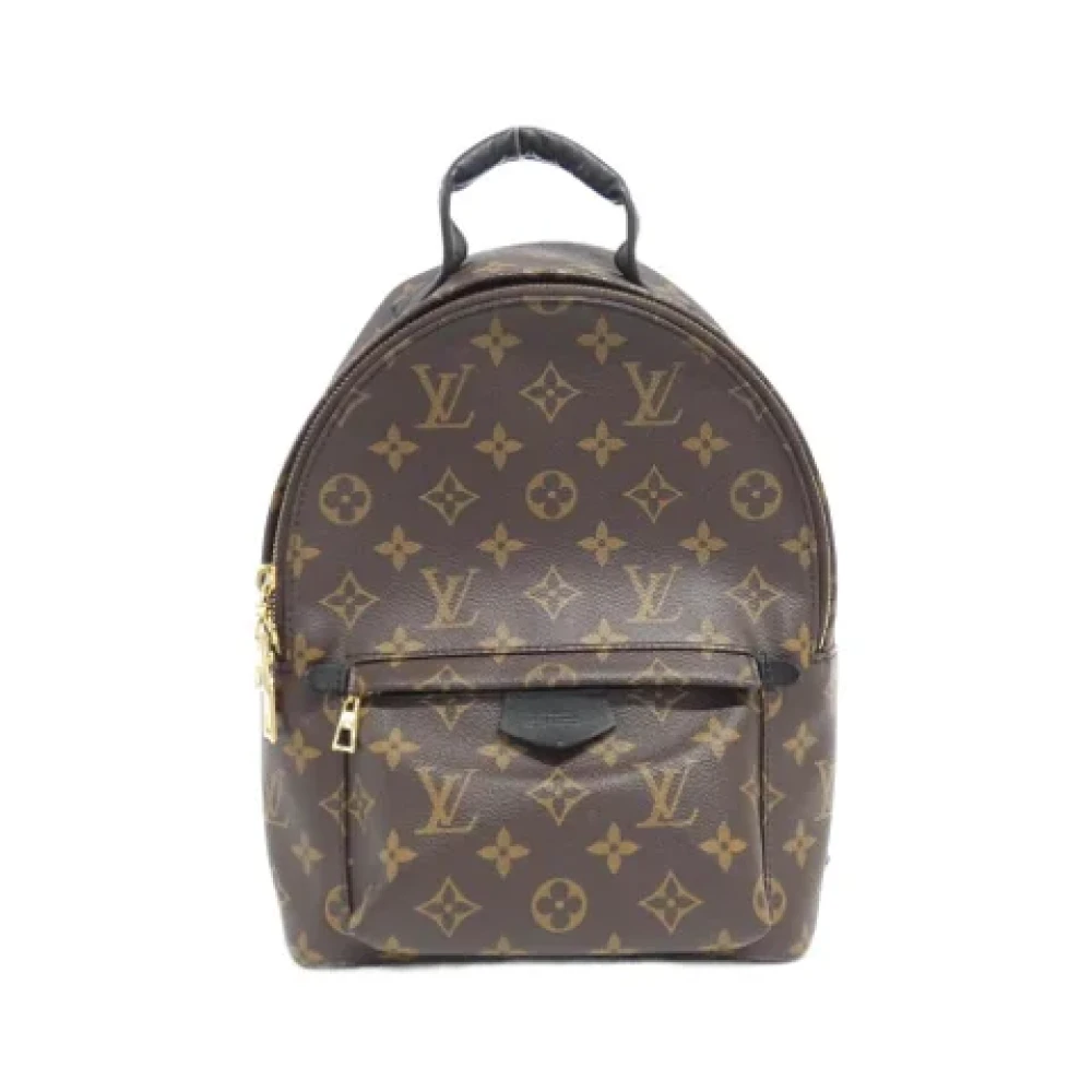 Louis Vuitton Vintage Pre-owned Canvas backpacks Brown Dames