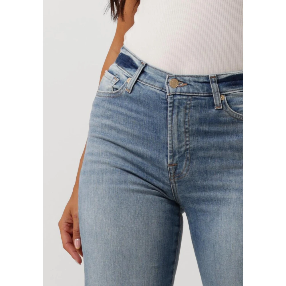 7 For All Mankind Jeans Flare Blue Dames