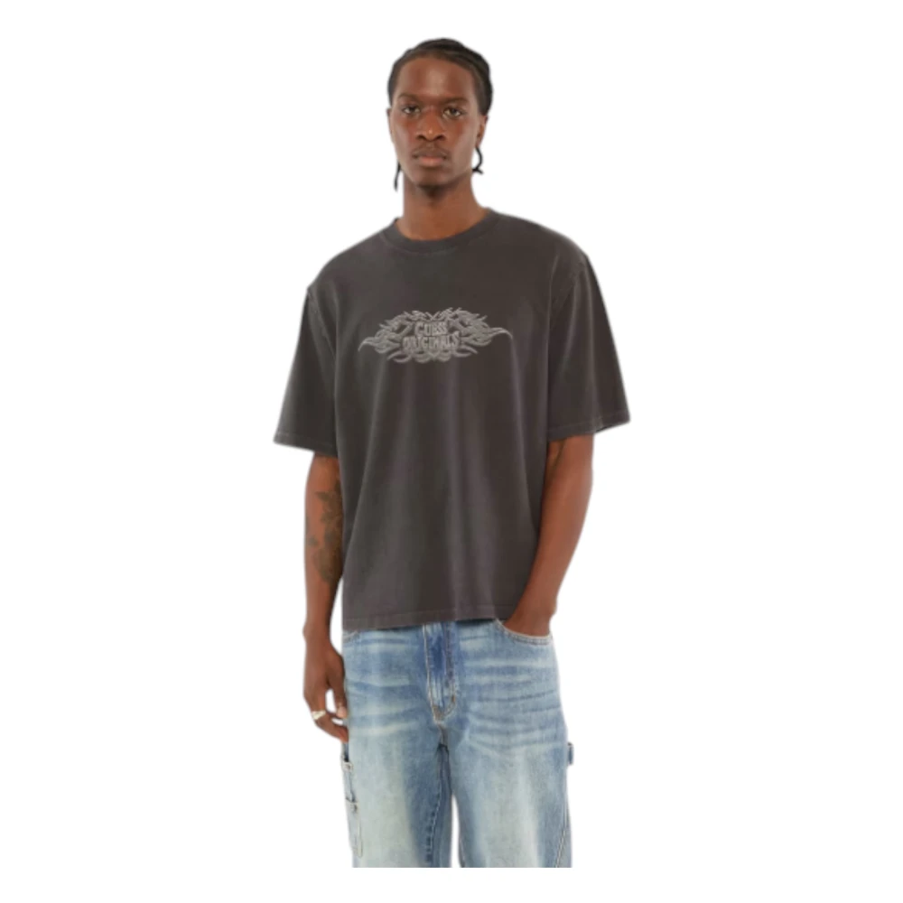 Guess Katoenen T-shirt voor Mannen Originals Black Heren