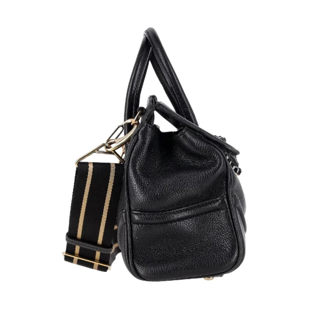 Versace Pre-owned Leather handbags Black Dames