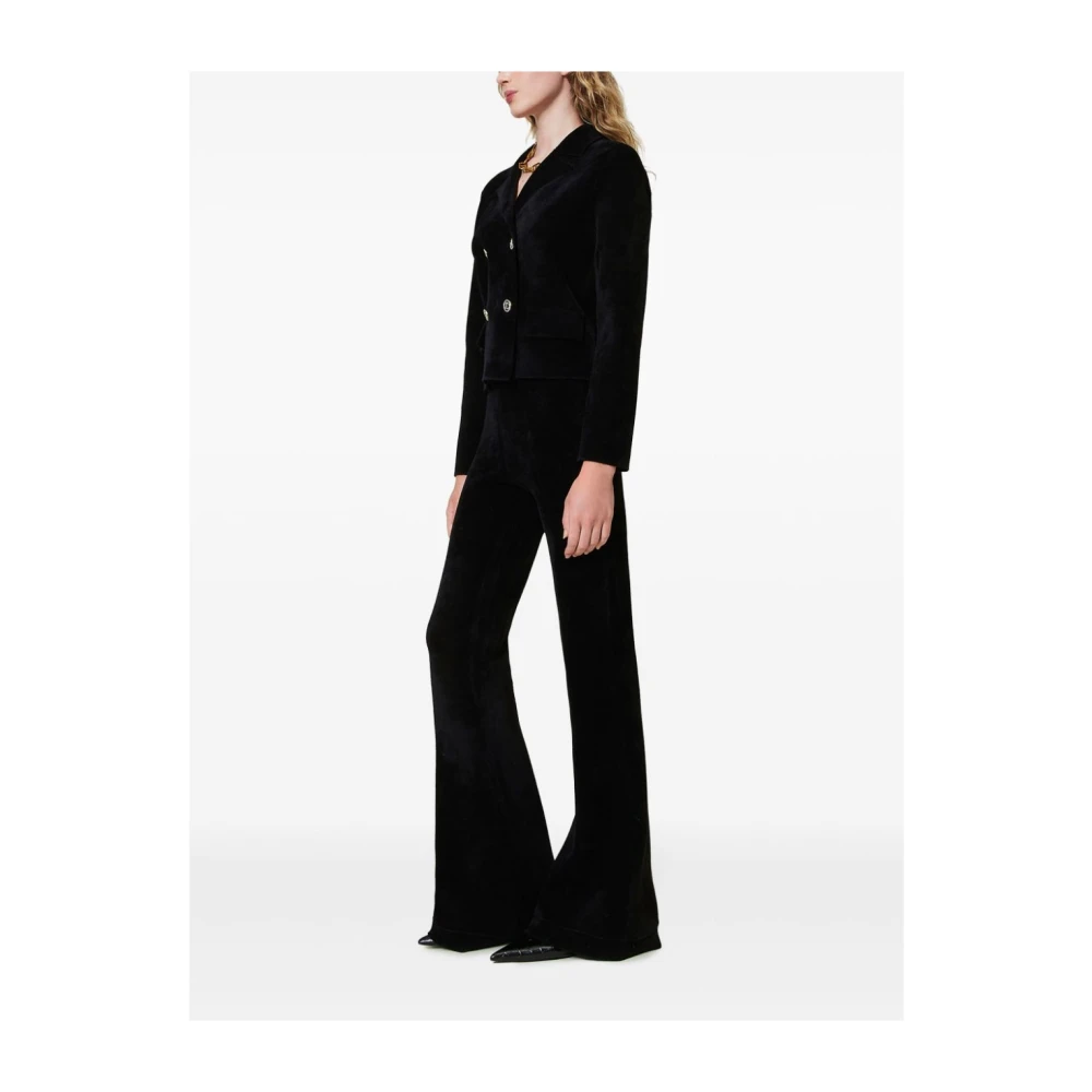 Twinset Zwarte Broek voor Vrouwen Black Dames