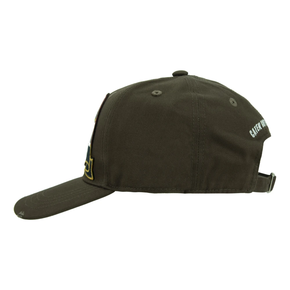 Dsquared2 Baseballpet met gesp Brown Unisex