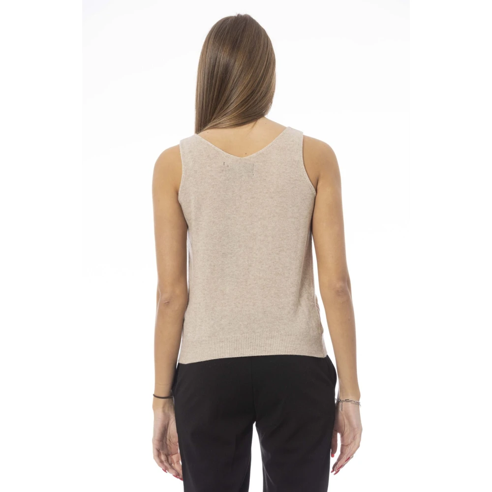 Baldinini Kleding tanktops Beige Dames