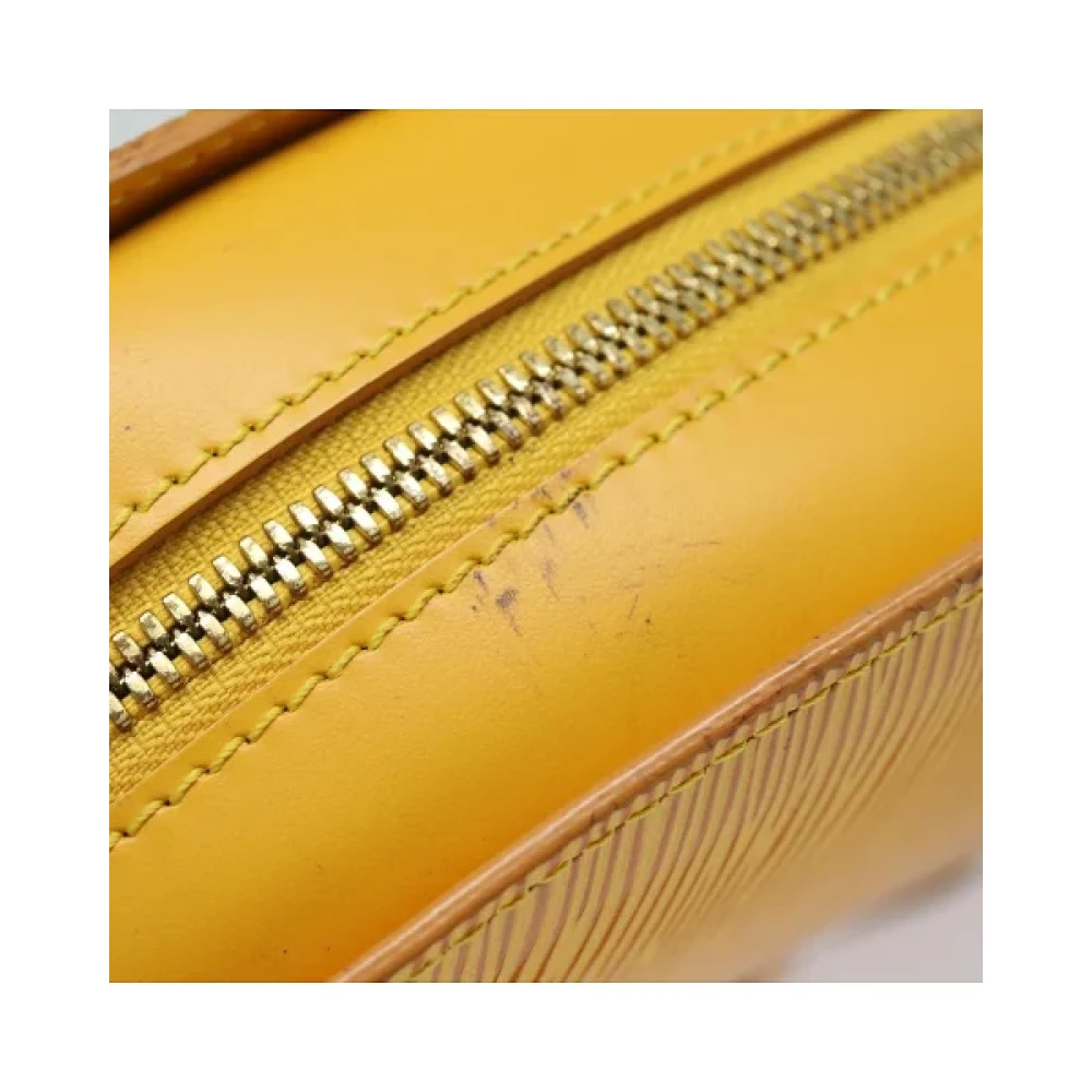 Louis Vuitton Vintage Pre-owned Fabric backpacks Yellow Dames