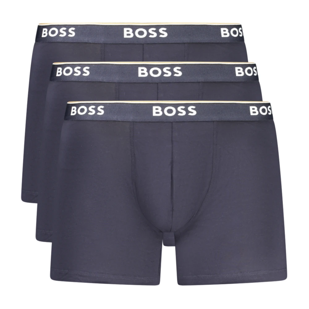 Hugo Men's Blue Boxer Shorts Tri Pack - Underpants - L - Underwear