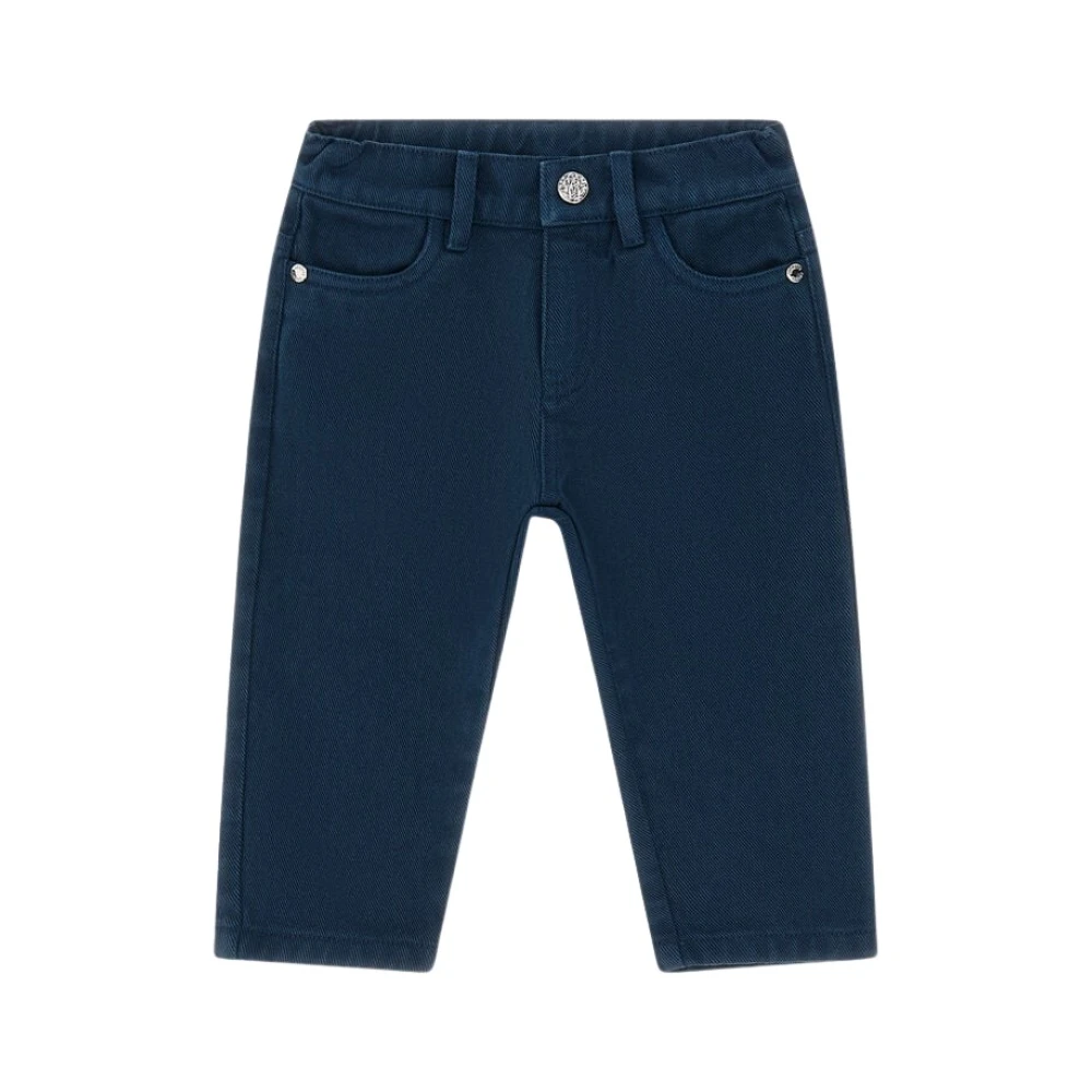 Roberto Cavalli Blue Trousers, Male, 9 M, Logo Trousers Made In Italy
