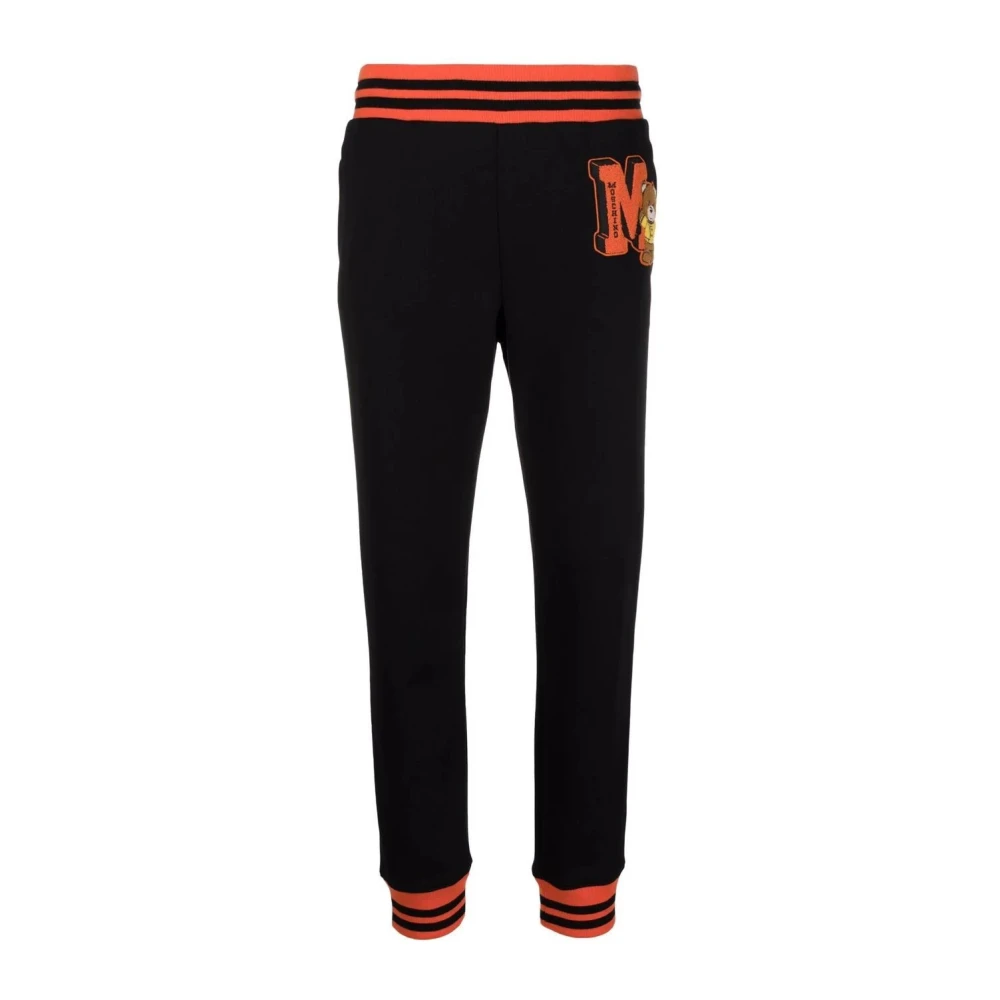 Moschino Casual Zwarte Katoenen Broek Black Dames