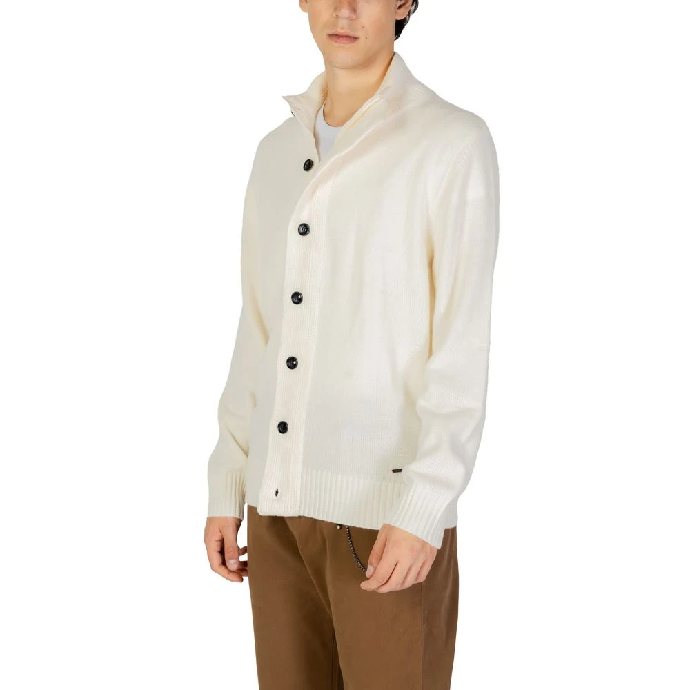 Gianni Lupo Crème Acryl Gebreide Kleding Herfst Winter Collectie Beige Heren