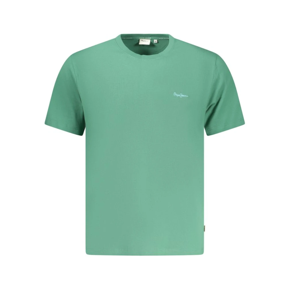 Pepe Jeans Uomo Verde Uomini, Maglietta, Contrast Connor, (M) - Immagine 4