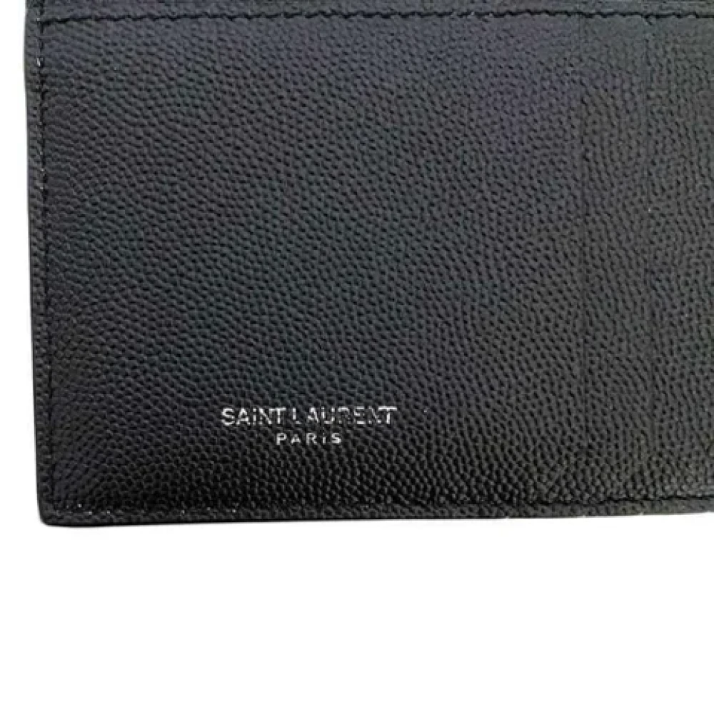Yves Saint Laurent Vintage Pre-owned Leather home-office Black Dames
