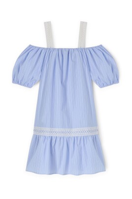 robe-en-popeline-rayee-avec-volant