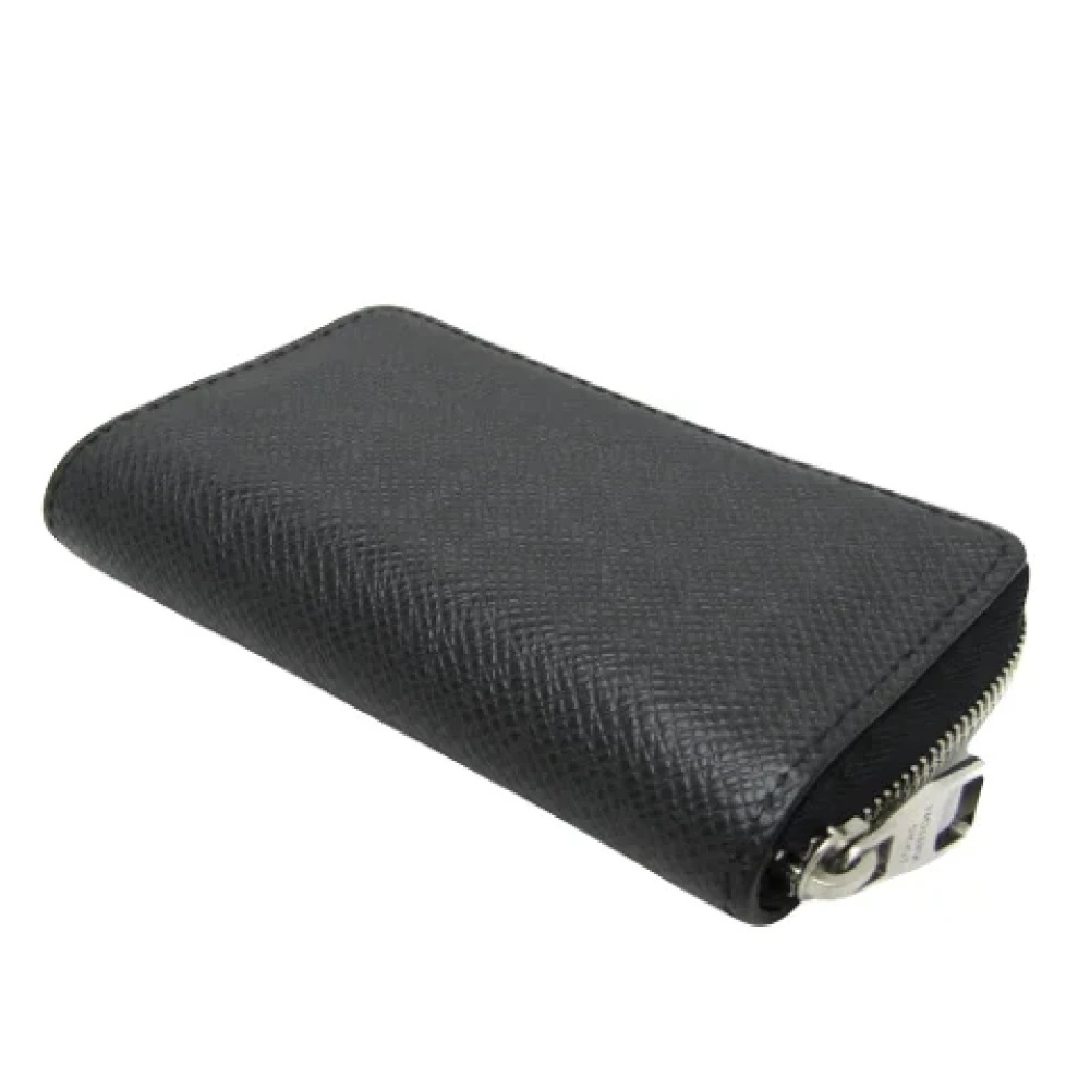 Louis Vuitton Vintage Pre-owned Leather wallets Black Dames