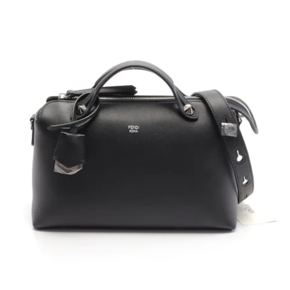 Fendi Vintage Pre-owned Leather handbags Black Dames