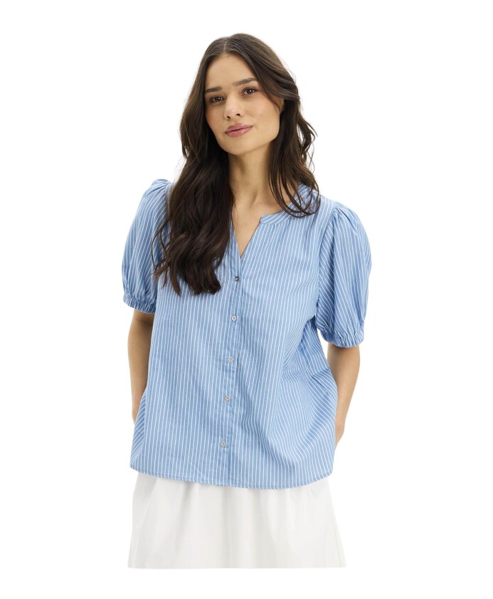 blauwe-gestreepte-blouse-met-pofmouwen
