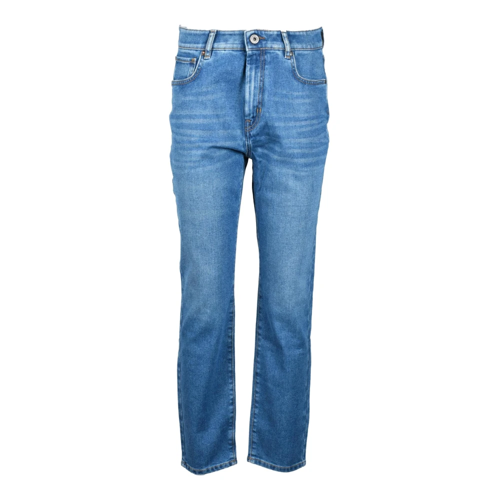 Max Mara Weekend Straight Jeans Blue Dames