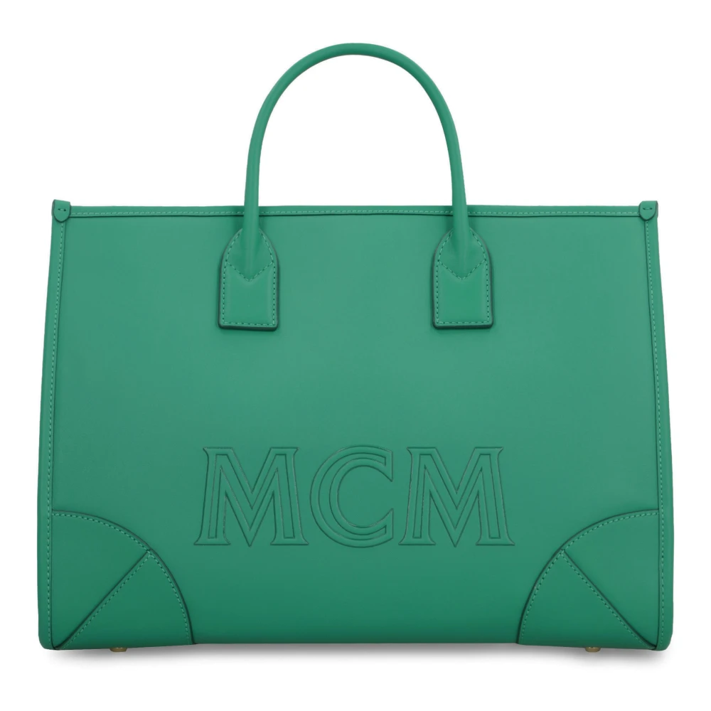 MCM Läder Toteväska Green, Dam