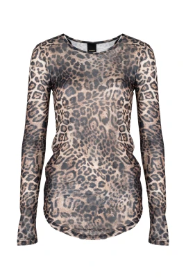 Leopardmönstrad Blus