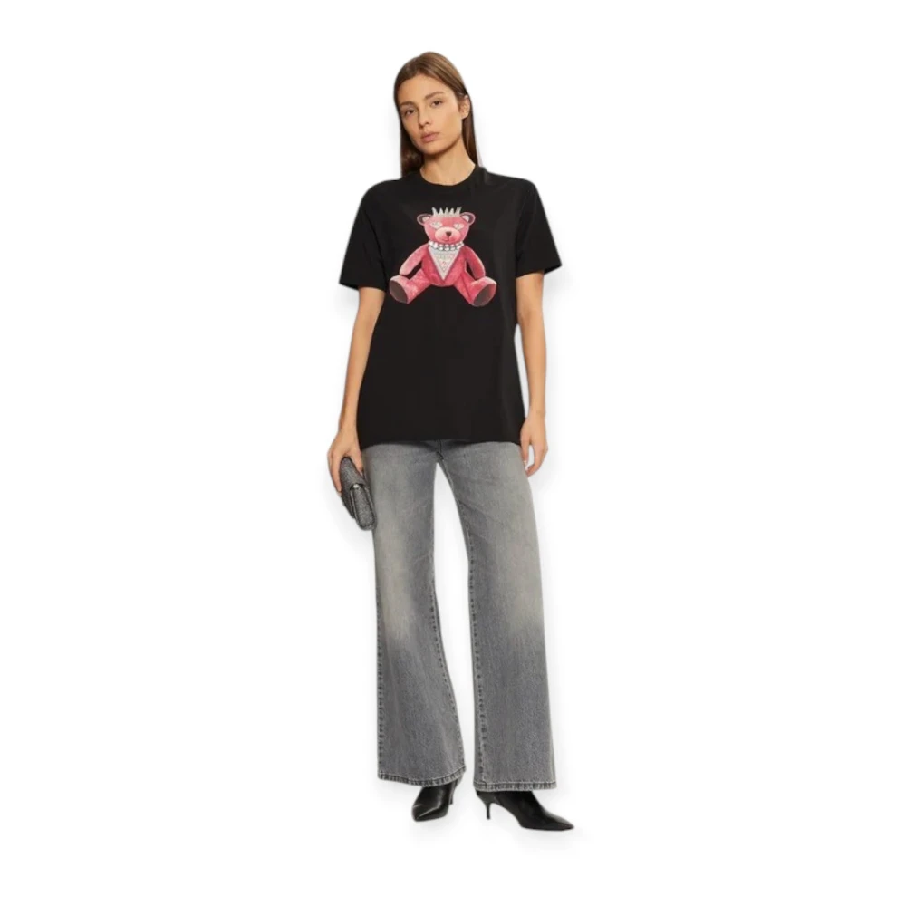 Guess Katoenen T-shirt Black Dames