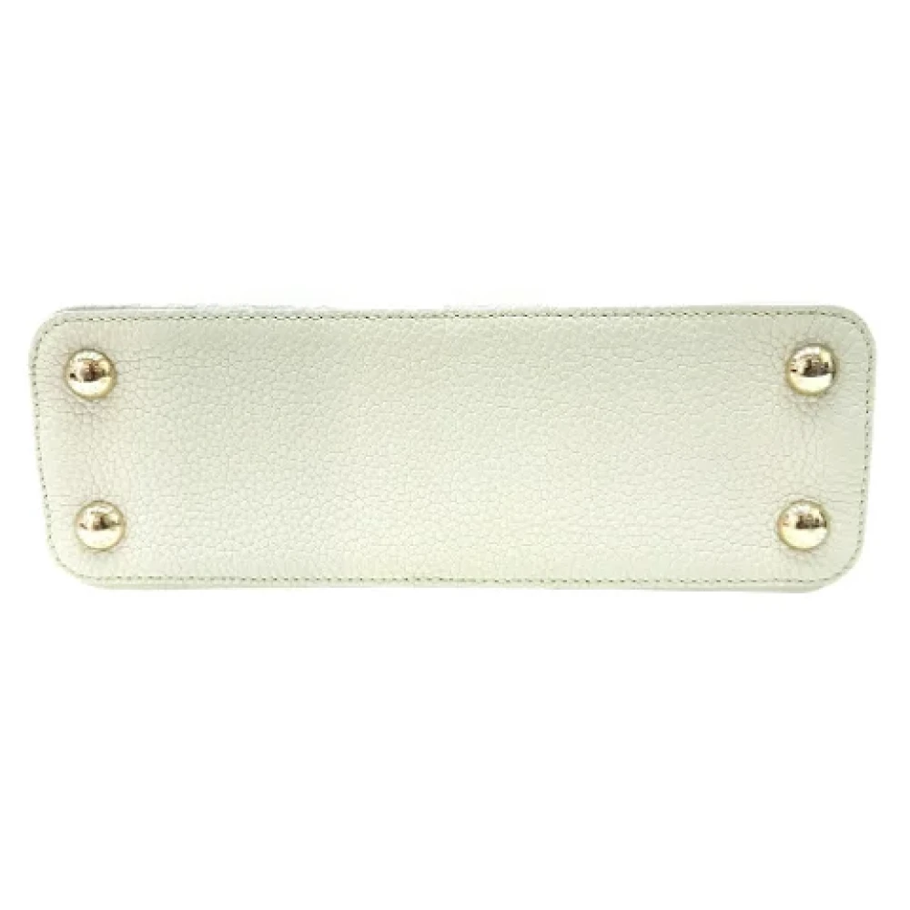 Louis Vuitton Vintage Pre-owned Canvas handbags White Heren