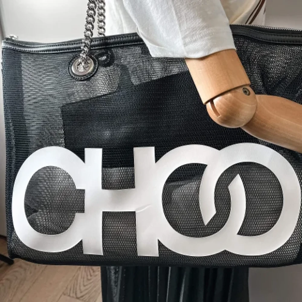 Jimmy Choo Pre-owned Leather totes Black Dames