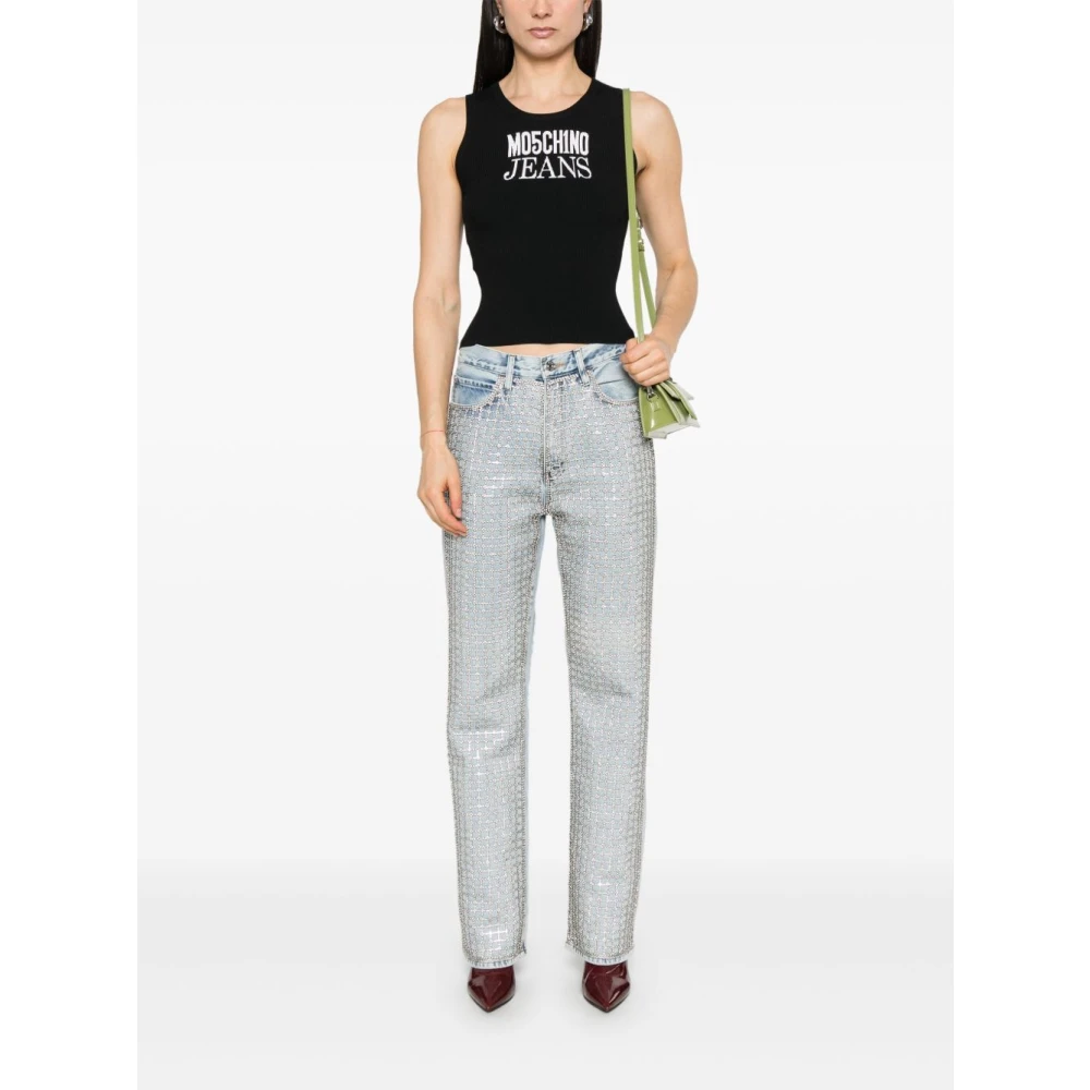 Moschino Zwarte Top voor Vrouwen Black Dames