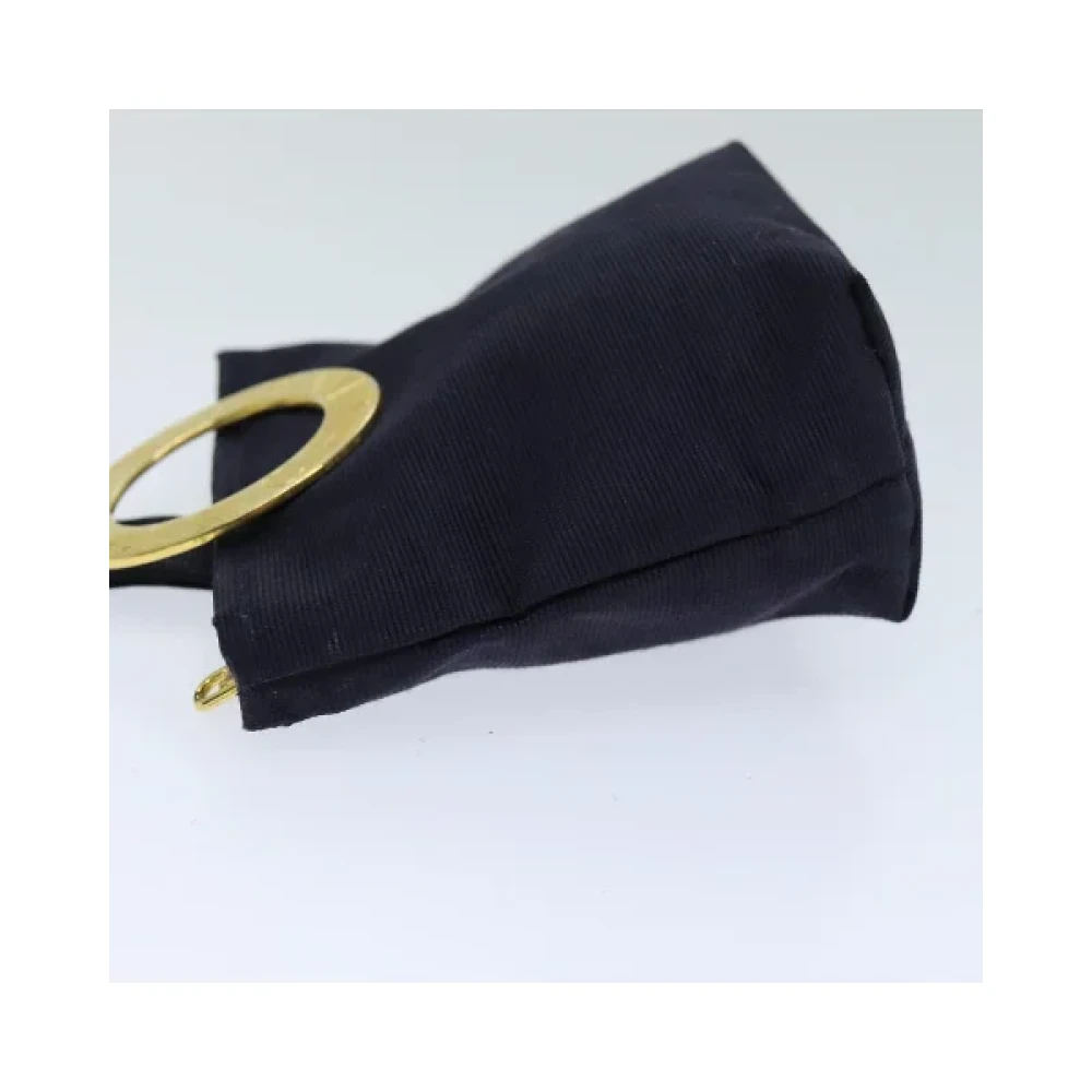 Celine Vintage Pre-owned Nylon celine-bags Blue Dames