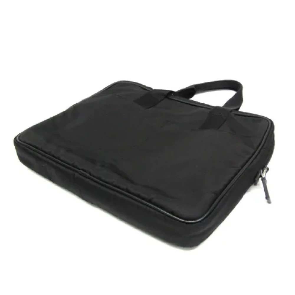 Prada Vintage Pre-owned Leather prada-bags Black Dames